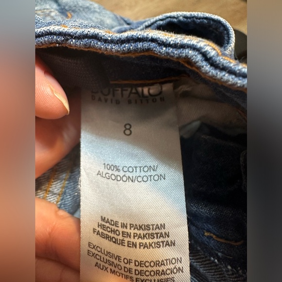 Denim boy distressed jeans shorts size 8 - Picture 3 of 7